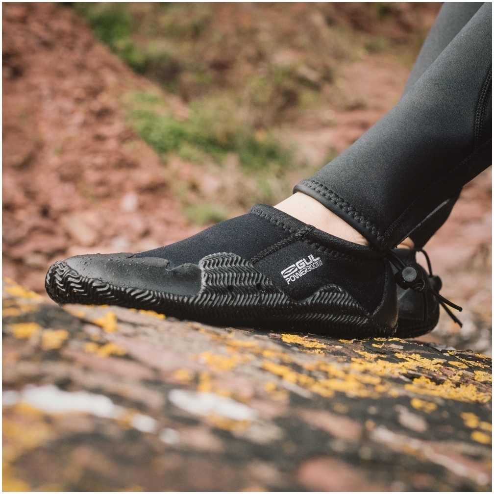 2025 Gul Power Titanium 3mm Slipper Wetsuit Shoe BO1273-B7 - Black